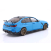 BMW M3 (G80) Performance Parts 2024 Daytona Beach blue - skala 1:18 - Solido